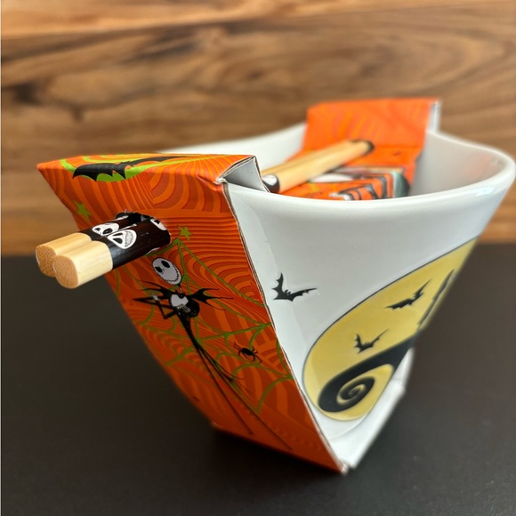 Disney Nightmare Before Christmas Ramen Bowl w/ Chopsticks - Picture 8 of 8